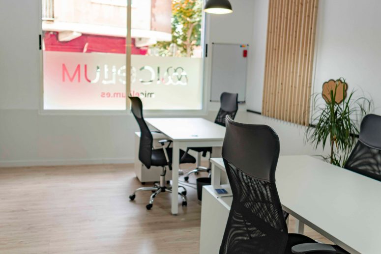 Sala de trabajo compartido en Micelium Coworking Space